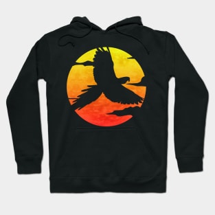 Parrot At Sunset Hoodie